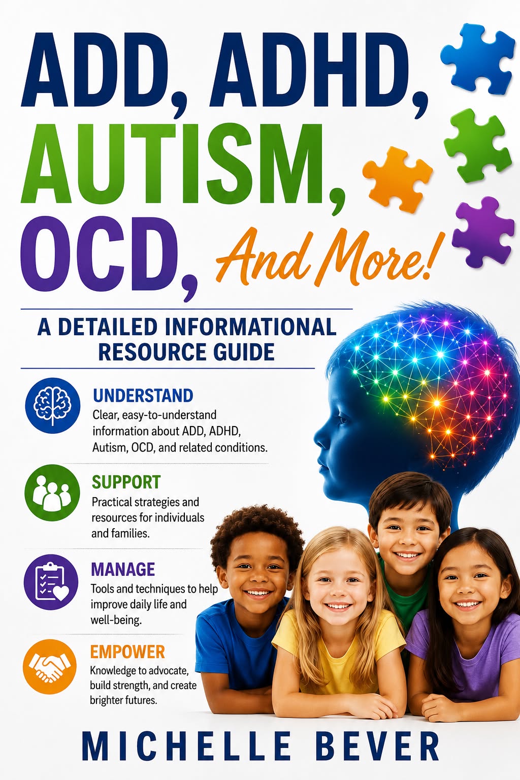 Michelle Bever Books,List of Behaviral Disorders, ADD, ADHD, Attention Deficit Disorder, Attention Deficit Hyper Disorder, Correcting Learning & Behavioral Disorders Naturally!